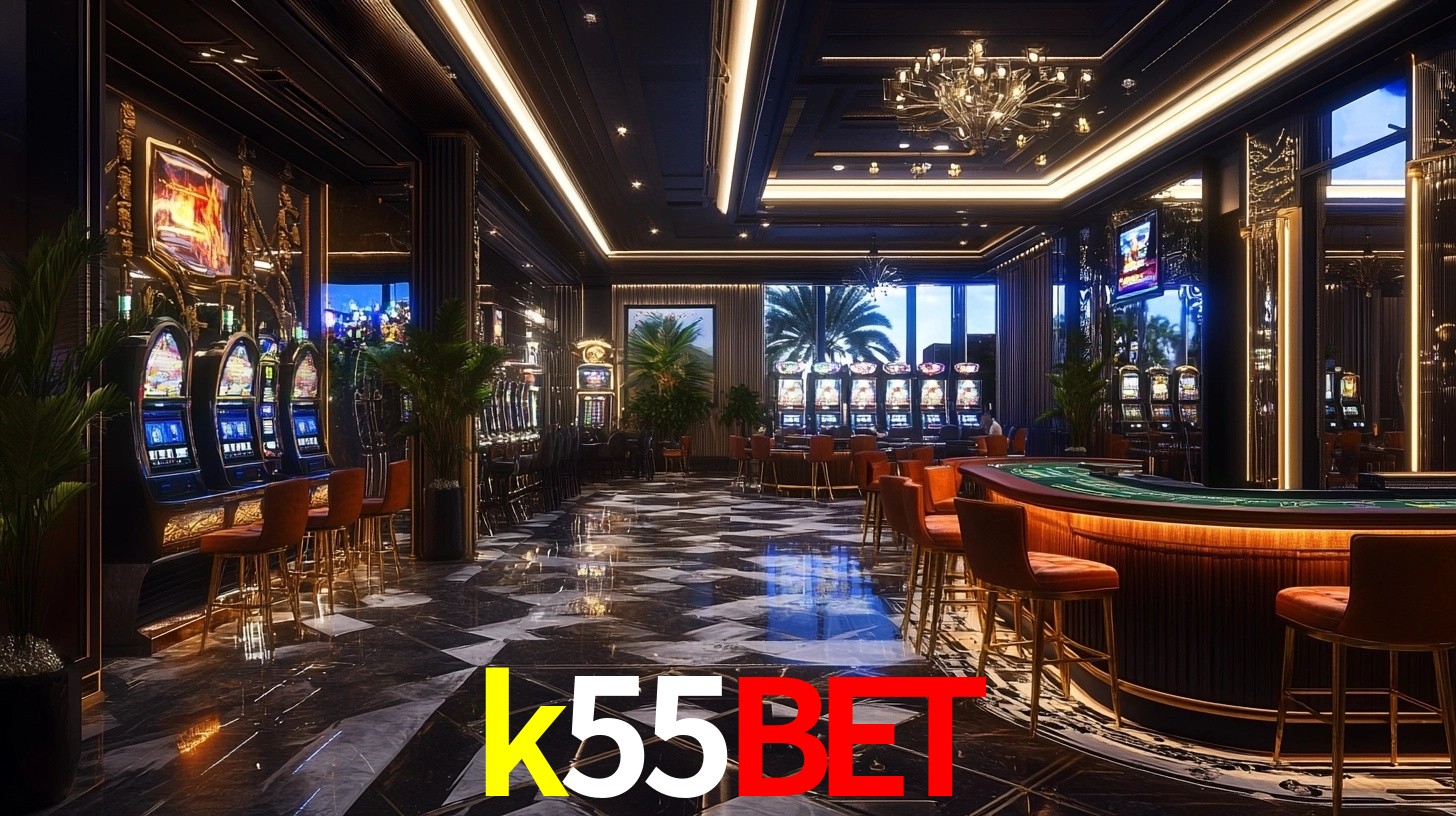 k55bet Logo - Bônus com Rollover Justo